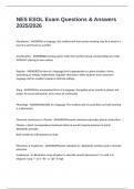 NES ESOL Exam Questions & Answers 2025&sol;2026