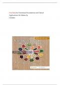 Test Bank for Nutritional Foundations and Clinical Applications 7th Edition by Grodner