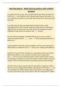 Red Flag Mania - WGU D223 questions with verified answers
