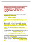 FLORIDA HEALTH AND LIFE INSURANCE EXAM 2024 AND PRACTICE EXAM TEST BANK 450 ACCURATE REAL EXAM QUESTIONS WITH VERIFIED ANSWERS ACCURATE FOR GUARANTEED PASS GRADE A LATEST UPDATE&period;