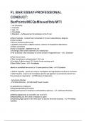 FL BAR ESSAY-PROFESSIONAL CONDUCT&lowbar; BarPoints&lowbar;MCQsMissed&lowbar;Ibis&lowbar;WTI&period;