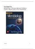 Test Bank For Microbiology&colon; A Systems Approach&comma; 7th Edition by Marjorie Kelly Cowan and Heidi Smith