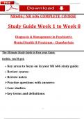 NR 606&sol; NR 606 Complete Course Study Guide &lpar;Week 1 to 8&rpar; &lpar;Latest 2026 &sol; 2027&rpar;&colon; Most Comprehensive to Pass the Exam&comma; 100&percnt; Verified