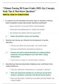 "Ultimate Nursing 301 Exam 4 Guide &lpar;2025&rpar;&colon; Key Concepts&comma; Study Tips & Must-Know Questions&excl;"