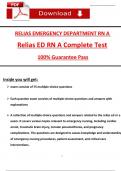 &lpar;2025 &sol; 2026&rpar; Study Bundle for Relias ED RN A Exam &lpar;3 set exam&rpar;&colon; Most Comprehensive Qs & Ans - Everything you need to Succeed