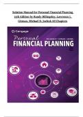 Solution Manual for Personal Financial Planning 15th Edition by Randy Billingsley&comma; Lawrence J&period; Gitman&comma; Michael D&period; Joehnk Newest Edition Instant Download