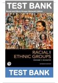 TEST BANK  Racial and Ethnic Groups&comma; 16th Edition  by Richard T&period; Schaeffer 9780138104313