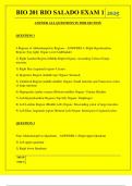 BIO 201 RIO SALADO EXAM 1 QUESTIONS AND ANSWERS 2025