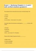 Exam 1 - Bushong Chapters 1&comma; 3&comma; and 4 with verified solutions graded A&plus; 