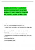   BUSOBA 2321 EXAM 1 EXAM WITH CORRECT ACTUAL QUESTIONS AND CORRECTLY WELL DEFINED ANSWERS LATEST 2025  ALREADY GRADED A&plus;