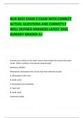 NUR 8022 EXAM 3 EXAM WITH CORRECT ACTUAL QUESTIONS AND CORRECTLY WELL DEFINED ANSWERS LATEST 2025  ALREADY GRADED A&plus; 