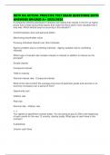 D076 OA ACTUAL PRACTICE TEST EXAM QUESTIONS WITH ANSWERS GRADED A&plus; 2025&sol;2026