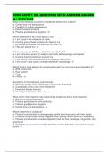 FOOD SAFETY ALL QUESTIONS WITH ANSWERS GRADED A&plus; 2025&sol;2026