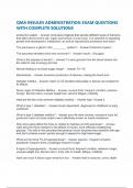 QMA INSULIN ADMINISTRATION EXAM QUESTIONS WITH COMPLETE SOLUTIONS