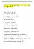 BIBLE 501 LIFEPAC TEST