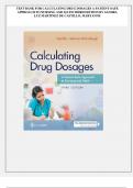 Test Bank For  Calculating Drug Dosages&colon; A Patient-Safe Approach to Nursing and Math 3rd Edition Author's &colon; Castillo &comma;  Werner-McCullough