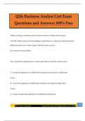 Qlik Business Analyst Cert Exam Questions and Answers 100&percnt; Pass