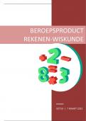 Beroepsproduct Rekenen-Wiskunde