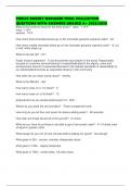 PUBLIX BAKERY MANAGER FINAL EVALUATION QUESTIONS WITH ANSWERS GRADED A&plus; 2025&sol;2026