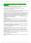 SNCOA EXAM QUESTIONS WITH ANSWERS 2025&sol;2026 GRADED A&plus;