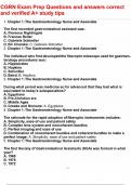 CGRN Exam Prep Questions and answers correct and verified A&plus; study tips  Review Questions from Gastroenterology Nursing&colon; A Core Curriculum&comma; 5th Edition &lpar;plus Study Manual Questions&rpar;