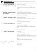 BIOS 255 Anatomy and Physiology Exam 2 Updated with Verified Answers