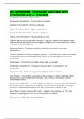 U&period;S&period; GOVERNMENT STUDY GUIDE QUESTIONS WITH ANSWERS GRADED A&plus; 2025&sol;2026