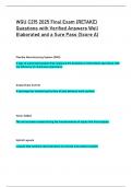 WGU C215 2025 Final Exam &lpar;RETAKE&rpar;  Questions with Verified Answers Well  Elaborated and a Sure Pass &lpar;Score A&rpar;