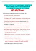 NR 503 MIDTERM EXAM 2025-2026&period; QUESTIONS WITH CORRECT AND VERIFIED ANSWERS CHAMBERLAIN COLLEGE OF NURSING&period; GRADED A&plus;&period;