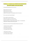 World History A - Cumulative Exam &vert; COMPLETE SET QUESTIONS WITH 100&percnt; RATED CORRECT &vert; 2025 LATEST UPDATED