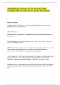 Assisted Living Manager AZ 3rd party test Exam Questions with Correct Answers Newest 2025 Update