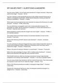 SPI DAVIES PART 1 QUESTIONS & ANSWERS