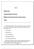 BUSI 302 Legal & Ethical Issues &lpar;LU&rpar; Midterms Qns & Ans 2025&period;