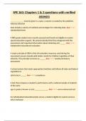 SPE 363&colon; Chapters 1 & 2 questions with verified answers