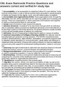 CNL Exam flashcards Practice Questions and answers correct and verified A&plus; study tips&period;pdf