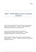 WGU - D079 With Correct Answers &lpar;2025&rpar;&excl;&excl;
