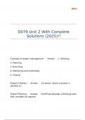 WGU - D079 &lpar;2025&rpar;&excl;&excl;