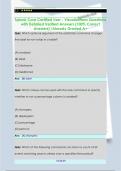 Splunk Core Certified User - Visualizations Questions  with Detailed Verified Answers &lpar;100&percnt; Correct  Answers&rpar; &sol;Already Graded A&plus;
