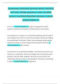 Tennessee National Portion REAL ESTATE ACTUAL EXAM question with verified correct verified detailed answers Latest 2025 Graded A&plus;