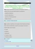 WCU Pathophysiology 370 Final Questions with Detailed Verified Answers &lpar;100&percnt; Correct Answers&rpar;  &sol;Already Graded A&plus;