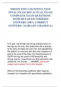 NREMT EMT COGNITIVE TEST FINAL EXAM 2025 ACTUAL EXAM COMPLETE EXAM QUESTIONS WITH DETAILED VERIFIED ANSWERS &lpar;100&percnt; CORRECT ANSWERS&rpar; &sol;ALREADY GRADED A&plus;