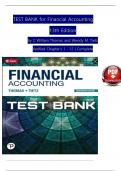 Financial Accounting&comma; 13th Edition Solution Manual by C William Thomas and Wendy M&period; Tietz&comma; Verified Chapters 1 - 12&comma; Complete Newest Version