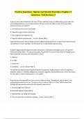 Practice Questions&colon; Bipolar and Related Disorders Chapter 17 Questions  And Answers &excl;&excl;