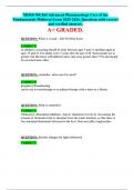 NR565-NR 565 Advanced Pharmacology Care of the Fundamentals Midterm Exam 2025-2026&period; Questions with correct and verified answers&period; A&plus; GRADED&period;