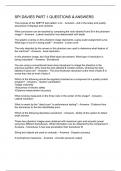 SPI DAVIES PART 1 QUESTIONS & ANSWERS