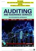 Test Bank For Auditing And Assurance Services&comma; 17th Edition&comma; Alvin A Arens&comma; Randal J Elder&comma; Mark S Beasley&comma; Chris E Hogan ISBN-10&comma;X ISBN-13&comma;978-6 A&plus; guide&period;&period;pdf