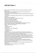 LDR 201 Exam 1 &lpar;2025&sol;2026 Newest Update&rpar; COMPLETE QUESTIONS AND VERIFIED ANSWERS ALREADY GRADED A&plus;&excl;&excl;