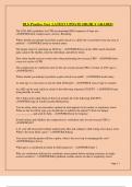 BLS Practice Test Questions LATEST UPDATE HIGHLY GRADED