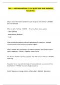 FNP 1 &ndash; ASTHMA ACTUAL EXAM QUESTIONS AND ANSWERS&comma;  GRADED A&plus;