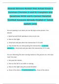 Hawaii Drivers Permit Test Actual Exam 2 Versions &lpar;Version A and B&rpar; Complete 500 Questions With 100&percnt; Correct Detailed Verified Answers Already Graded A&plus; latest update 2025